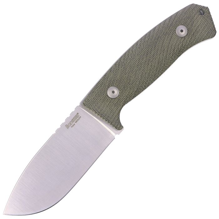 Nóż LionSteel M3 Green Canvas Micarta, Satin Niolox by (M3 CVG)