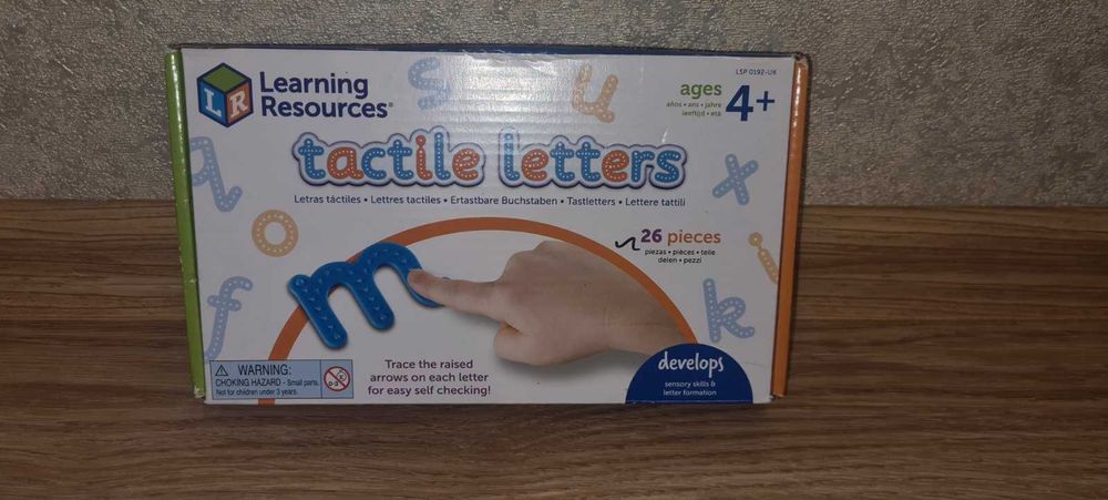 тактильні літери 26 шт від LEARNING RESOURCES
