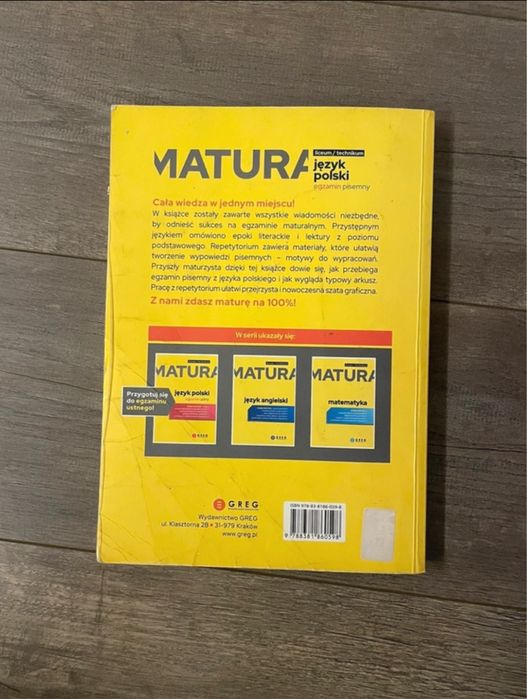 Opracowanie do matury z jęzuka polski Greg