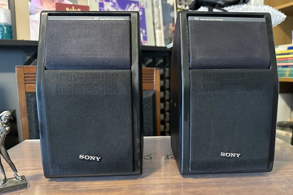 Sony - colunas monitoras vintage