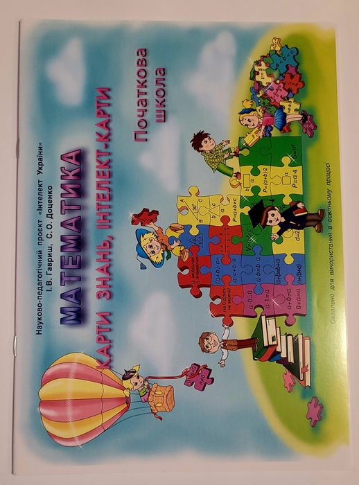 Карти знань.  Інтелект-карти з математики 1-4 класи.
