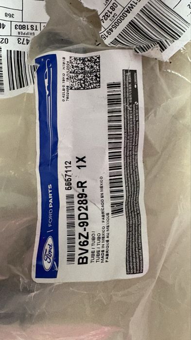 Паливна трубка Evap Ford Focus 3 BV6Z9D289R оригінальна нова