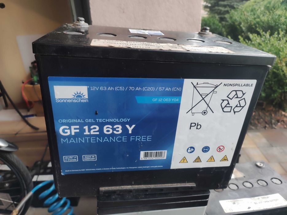 Akumulatory żelowe 63Ah Sonnenschein