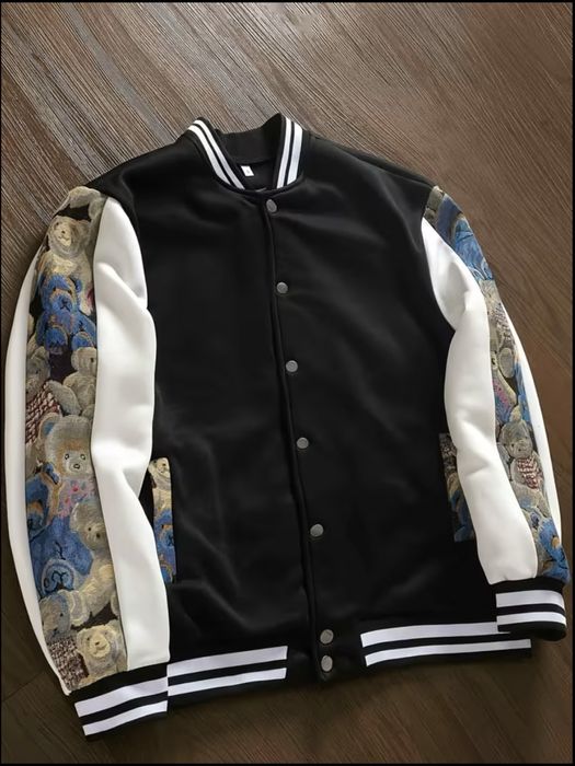 Чоловіча Вінтажна Бейсбольна Куртка