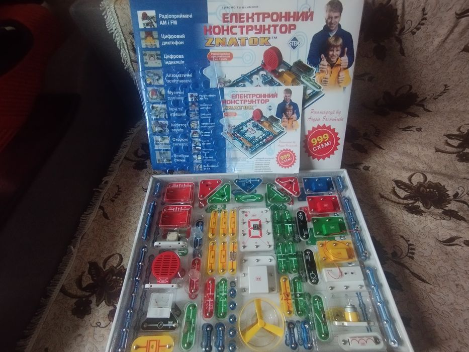 Электронный конструктор ZNATOK на 999 схем