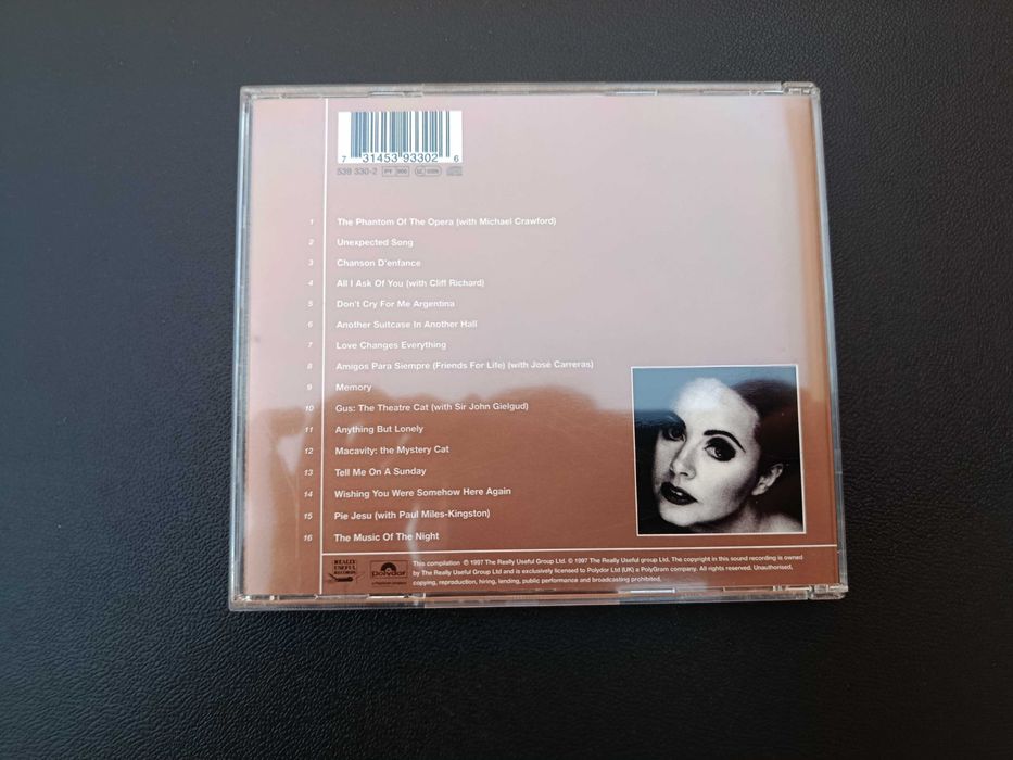 CD Música Sarah Brightman, The Andrew Lloyd Webber Collection
