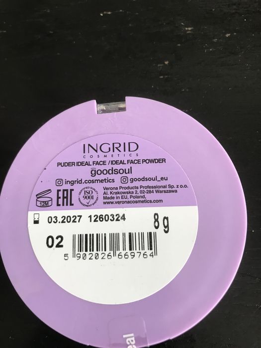 Ingrid Ideal FaceCiveragePowder puder do twarzy 02 8 g.