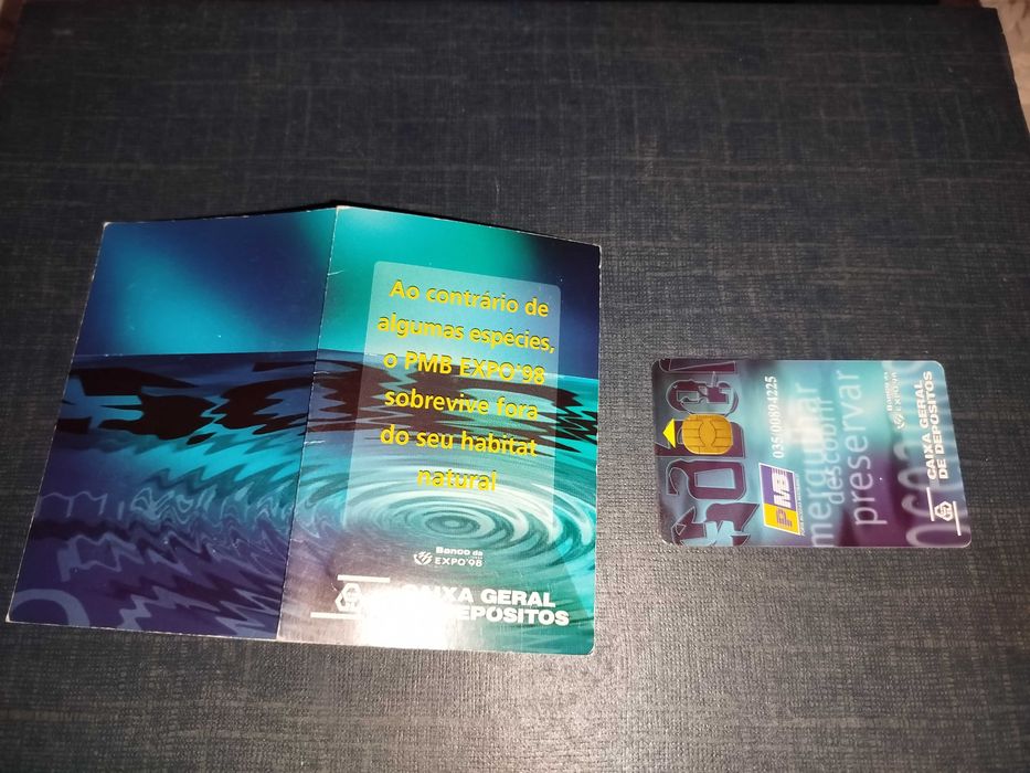 Cartão Porta moedas Muitibanco Expo 98