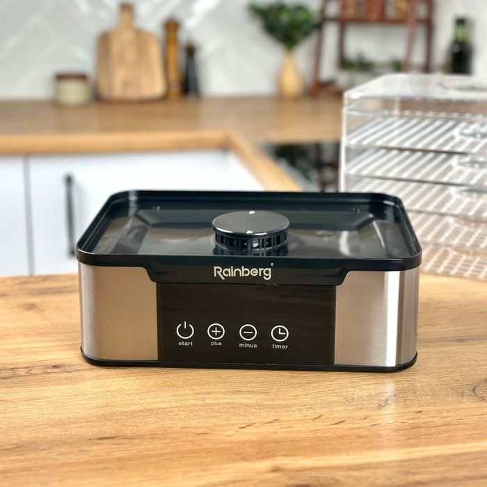 Потужний дегідратор 1000 Вт! Сушка для фруктів RB-2291 Електросушка