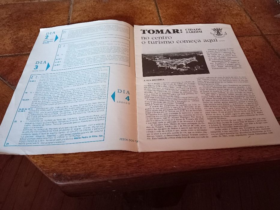 Tomar, Programa festa tabuleiros de 1981 (antigo e raro)