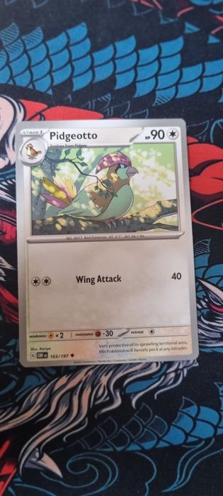 Karta do gry Pokémon Pidgeotto