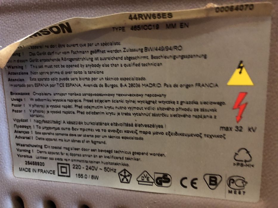 Телевізор Thomson діагональ 44 самовивіз торг