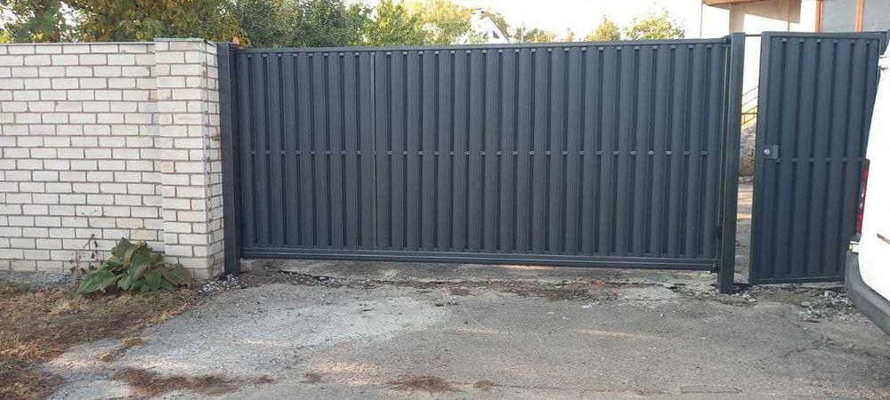 Каркас відкатних воріт TA02, Лазерна різка в комплекті, Під замовлення