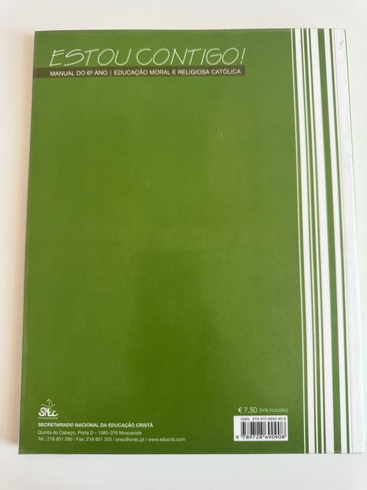 Manual Educação Moral e Religiosa Católica 6 ano “Estou Contigo!”
