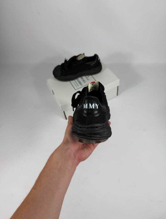 Кеди Maison Mihara Yasuhiro MMY all black чорні сваг опіум