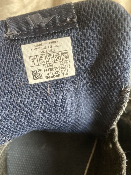 кеди кеды кроссовки кросівки Reebok р.31,5 (устілка 21 см) б/у 150 грн