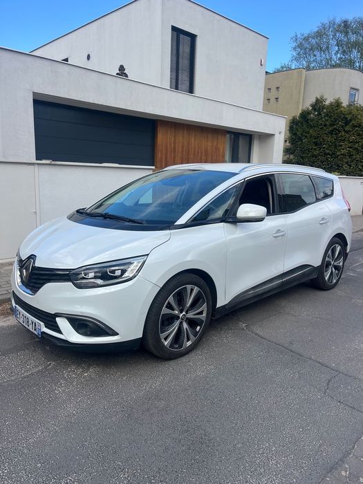 Renault Grand Scenic Grand/ 7 miejsc/ biała perła /bose/ niski przebieg 85 tys km/ poznan