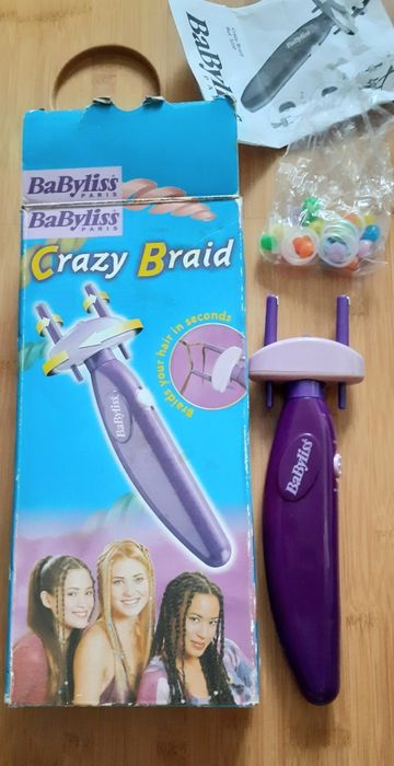 Стайлер машинка апарат Babyliss crazy braid для косичок жгутиків