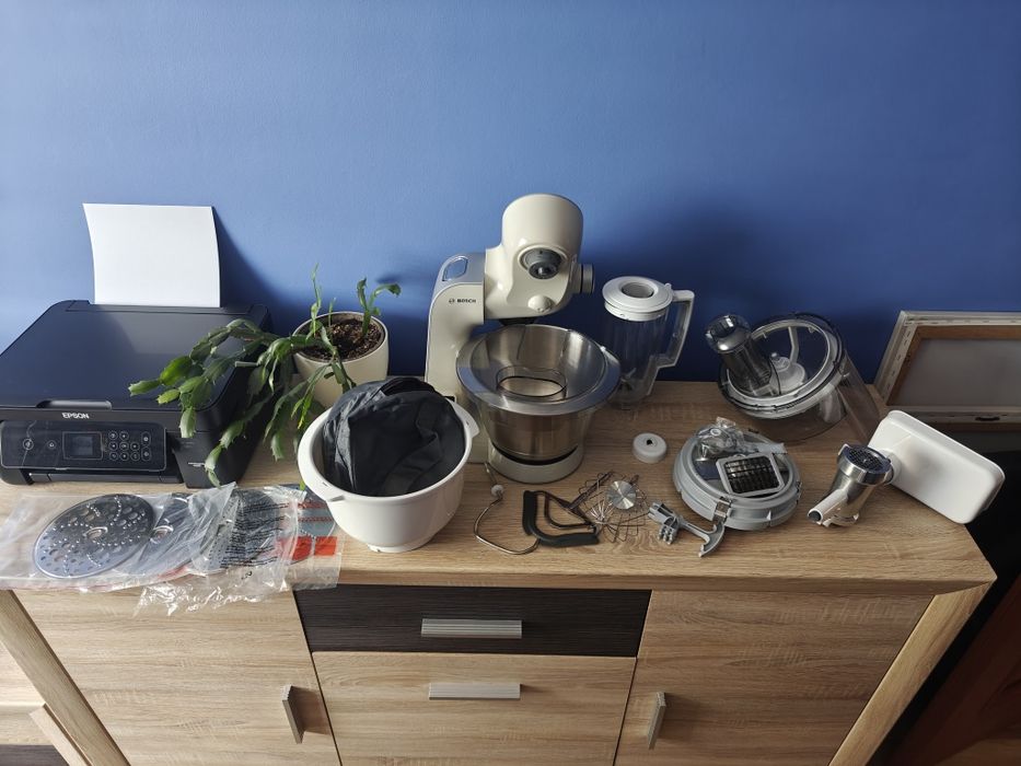 Robot kuchenny planetarny Bosch MUM5XL72/05 1000W cały zestaw XXL