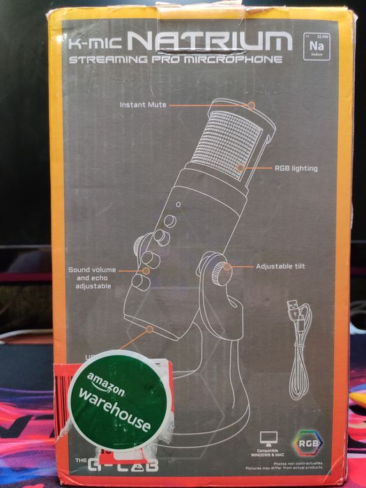 ігровий мікрофон The G-lab K-mic-natrium Streaming mic.