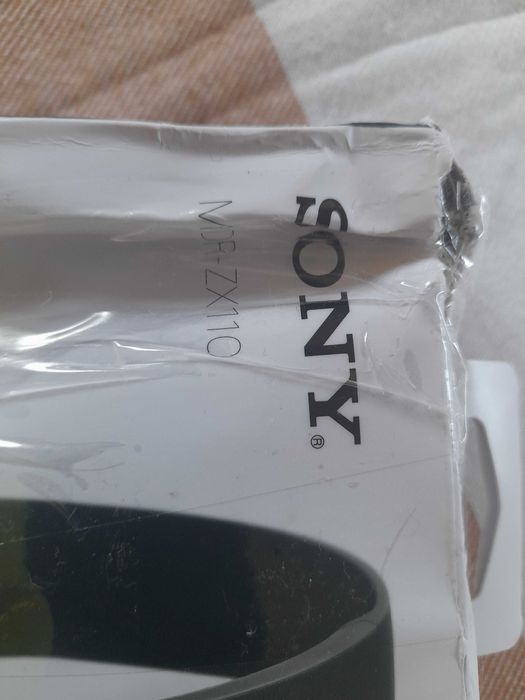 Słuchawki przewodowe SONY MDR-ZX110 Nauszne Czarne