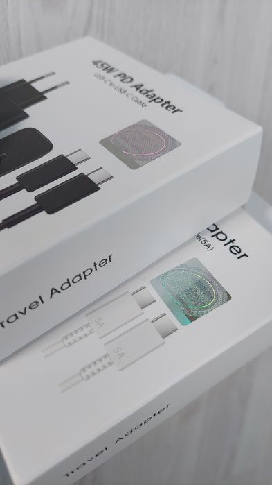 Дуже швидка зарядка 45W для Samsung + кабель 5A