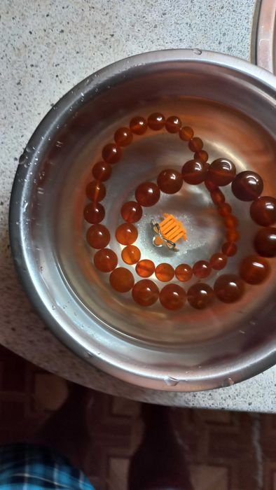 бусы янтарные 60 см