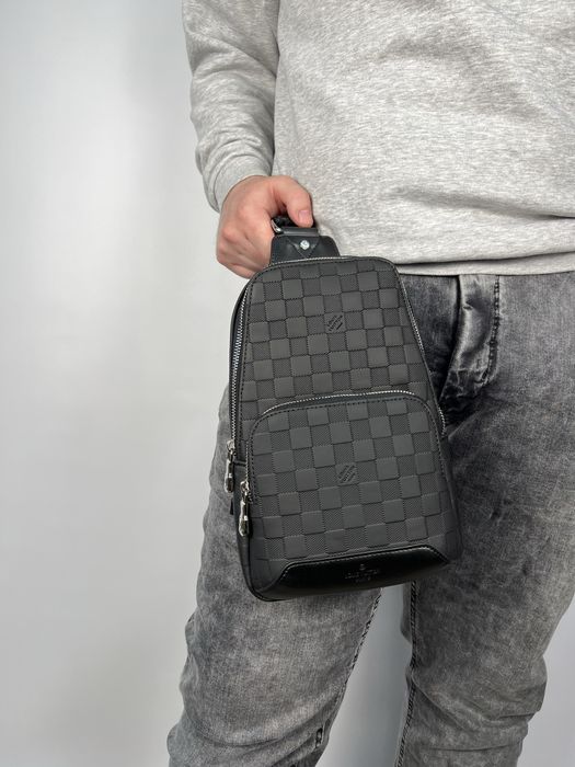 Мужская сумка через плечо Louis Vuitton/ Сумка-слинг/Чоловіча сумка