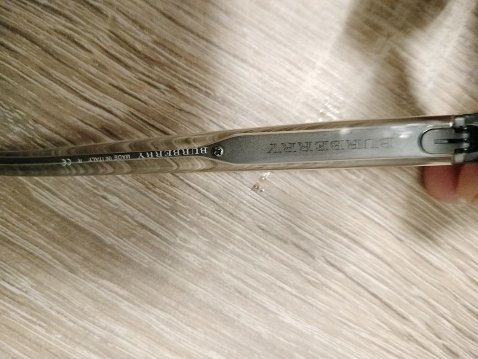 Oprawki półramkowe Burberry okulary