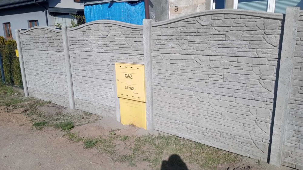 Ogrodzenia betonowe, duży wybór wzorów, ASF, Transport hds, PRODUCENT