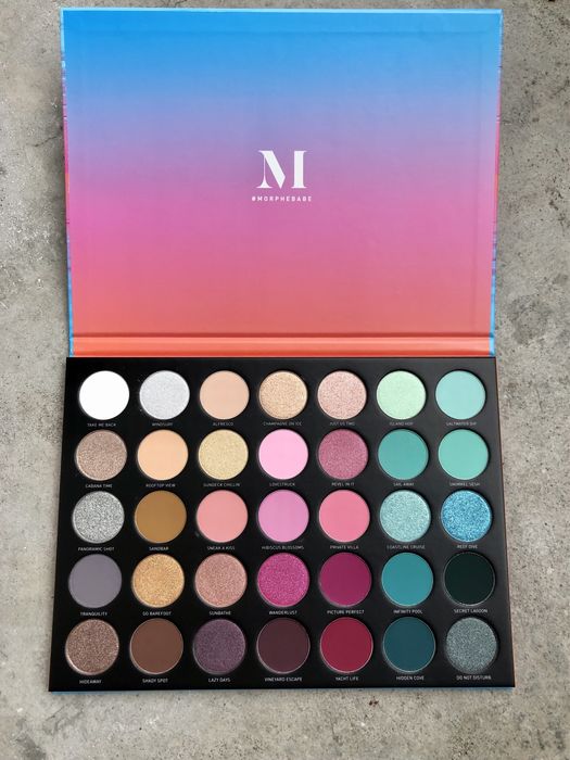 Morphe 35S Sweet Oasis Aristry Palette paleta cieni do powiek