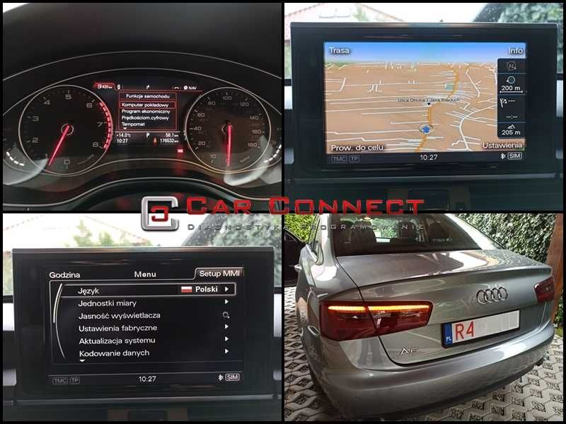 Audi język polski menu Rzeszów A3 A4 A5 A6 A7 A8 Q3 Q5 Q7 także z USA