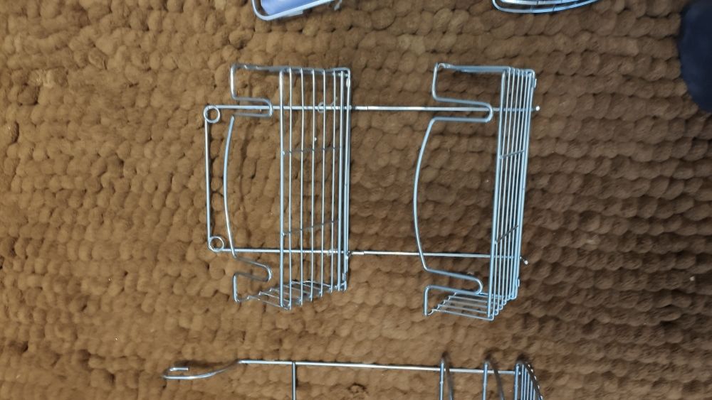 Cestos INOX novos WC de loja que fechou - suporte champos casa d banho