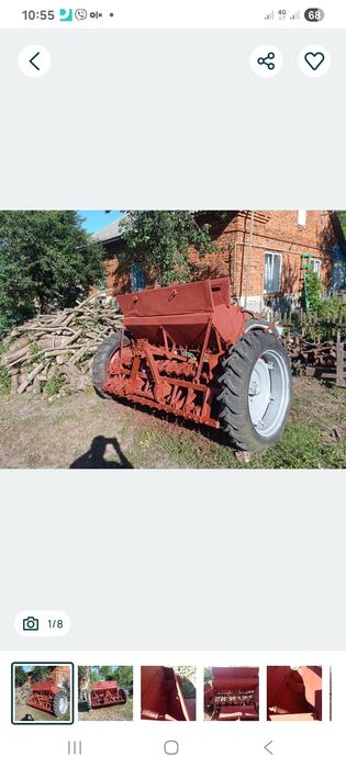 Трактор Сівалка Сз 1,8 сошникова