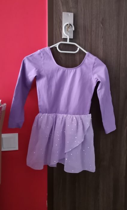 Fioletowa sukienka baletowa