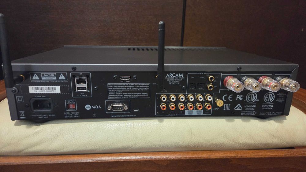 Amplituner Stereo Arcam SA30 z Dirac, MQA, HDMI polska dystryb. ideał.