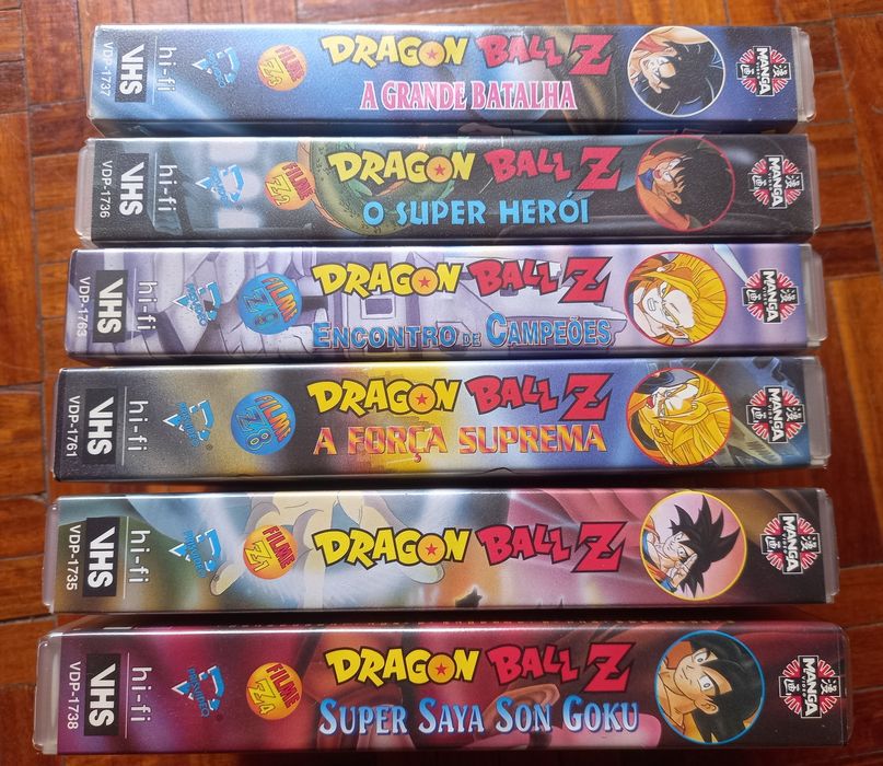 Cassetes de vídeo Dragon Ball Z