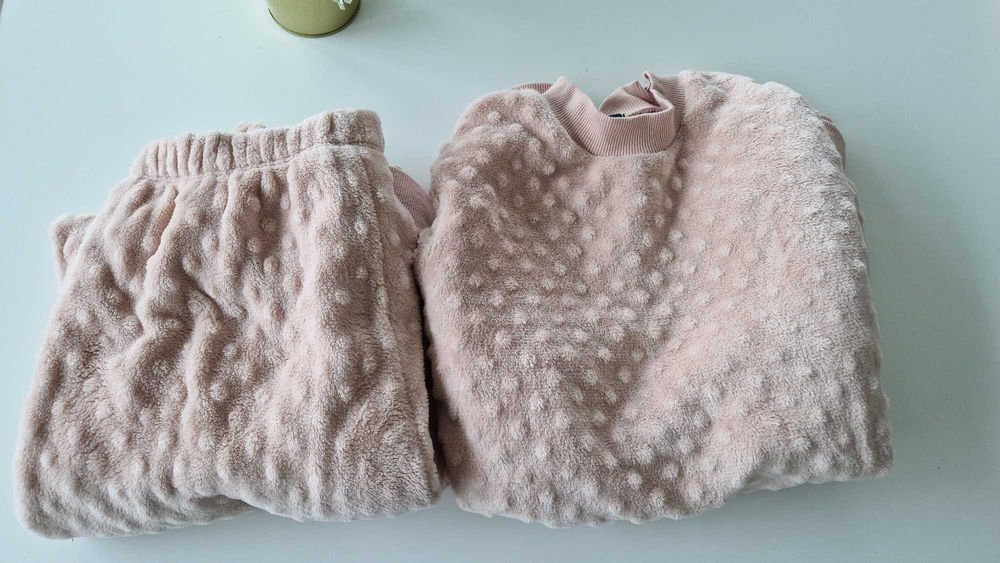 Pijama polar rosa mulher, tamanho S