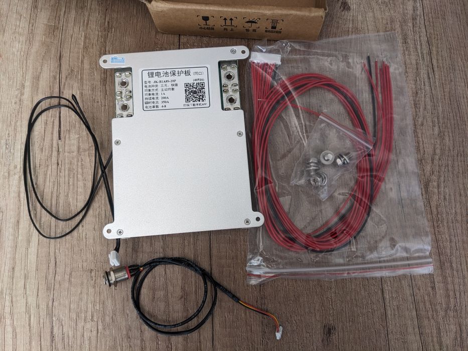 Смарт Бмс Smart BMS JIKONG 3-8S 200A пік 350А 12/24V
