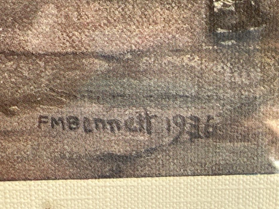 Obraz grafika Malarska F.M Bennetta 1936 r