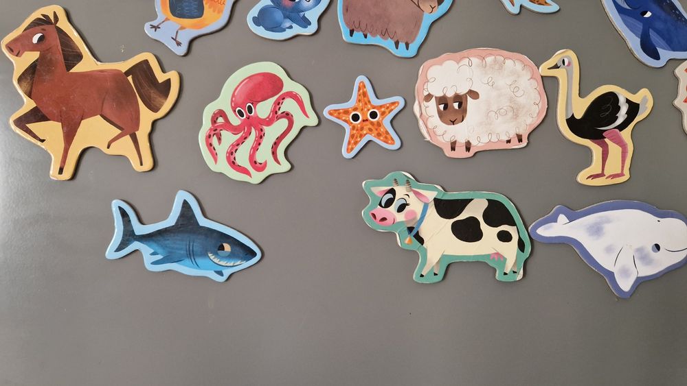 Магніти тварини, набор магнитов на холодильник