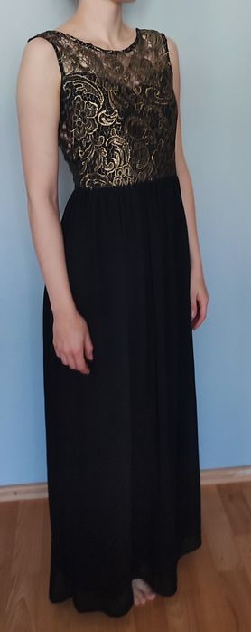 Wieczorowa sukienka maxi haft