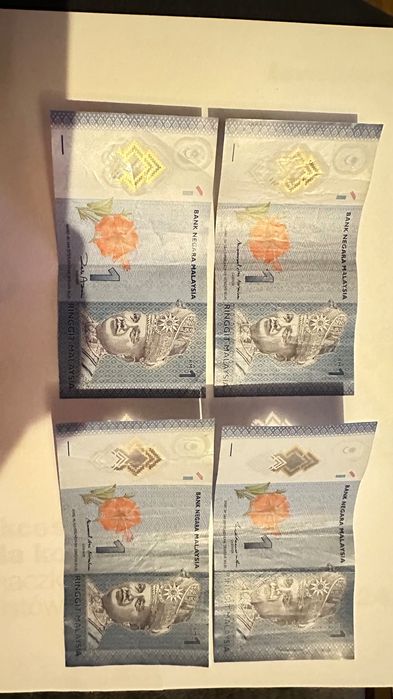 Malezja Ringgit 16 x 1 Ringgitów kolekcje