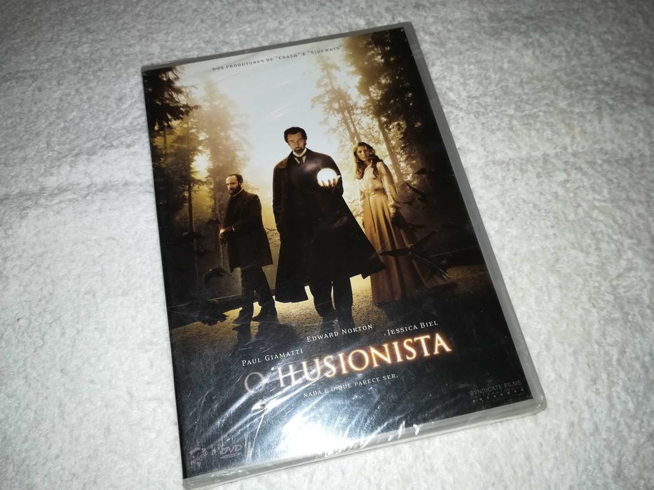 o ilusionista (filme/dvd) com edward norton - novo