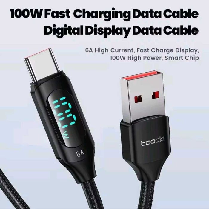 Якісні,Брендові, USB кабелі швидкої зарядки:NNBILI С-С,Toocki A-C,3in1