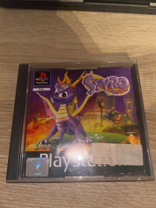Spyro the Dragon PS1 PSX PAL Black Label z instrukcją ENG