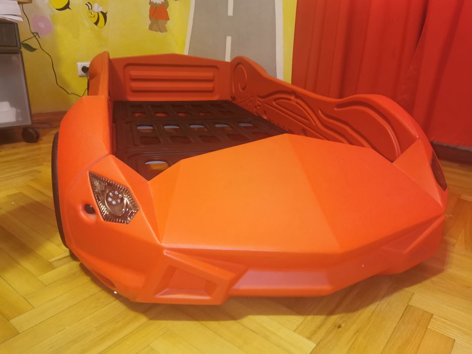 Кровать Машинка красная