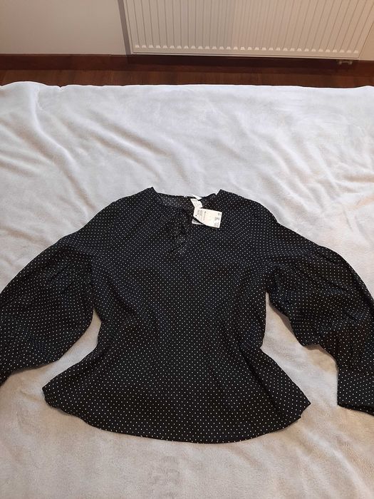 Koszula- Bluzka damska w groszki rozm xxl H&M
