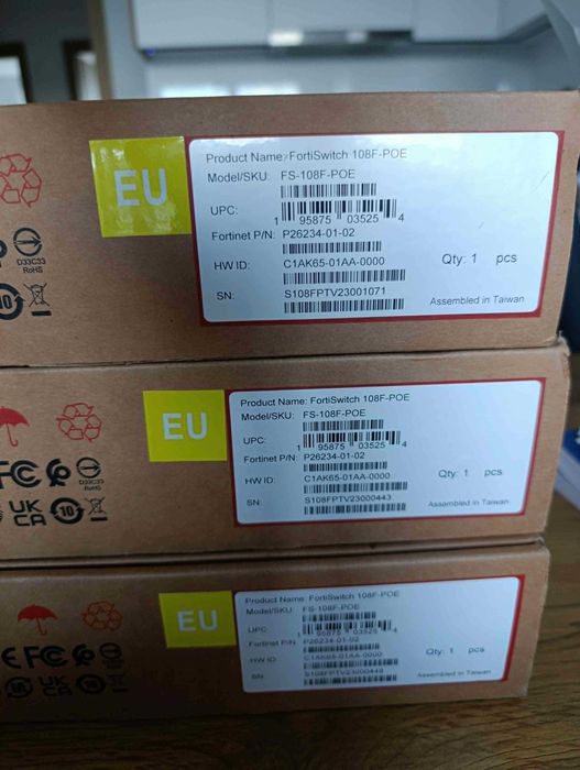 FortiSwitch 108F-POE 2 sztuki