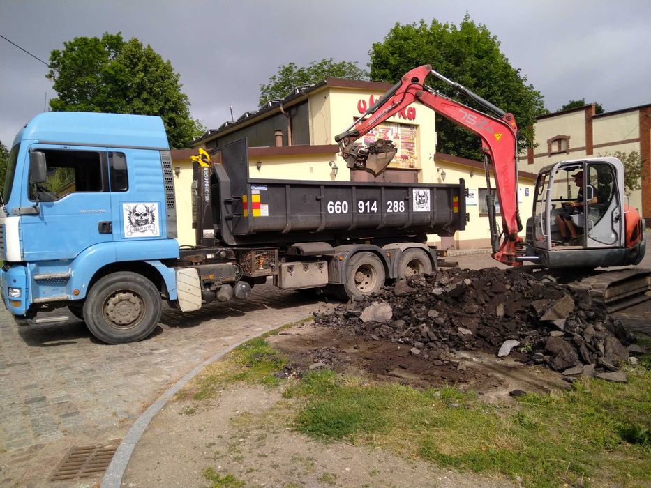 Kontener na gruz Wywóz Gruzu Drewna Złomu Kontenery